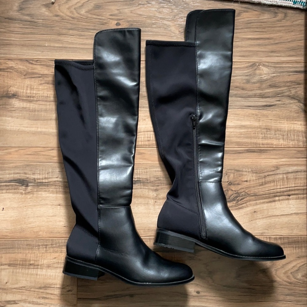 High knee boots